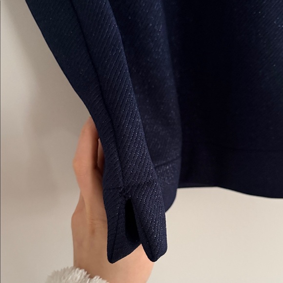 Ann Taylor Navy Short Sleeve Top - Picture 5 of 7